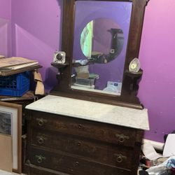 Antique Early 1800’s Marble Top