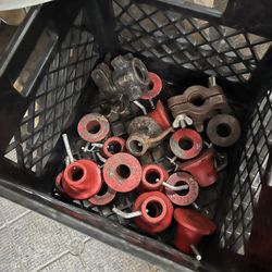 Dumbbell barbell collars and clips 