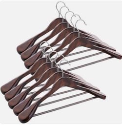 ABHENG Solid Wood Hangers-10 Pack-New-Beautiful! 