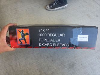 1000 top loaders and card sleeves