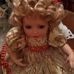 Marie Osmond Limited Edition Candy Cane Porcelain Doll