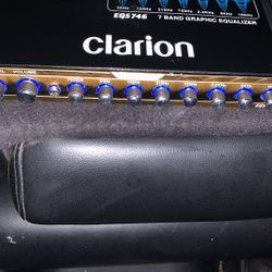 Clarion Equalizador BQS746 7 Band Graphic