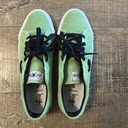 Converse One Star Pro Ox Stussy 8-Ball Green Flash - Size 9.5 - NEW