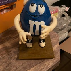 Blue M&M. Candy Dispenser 