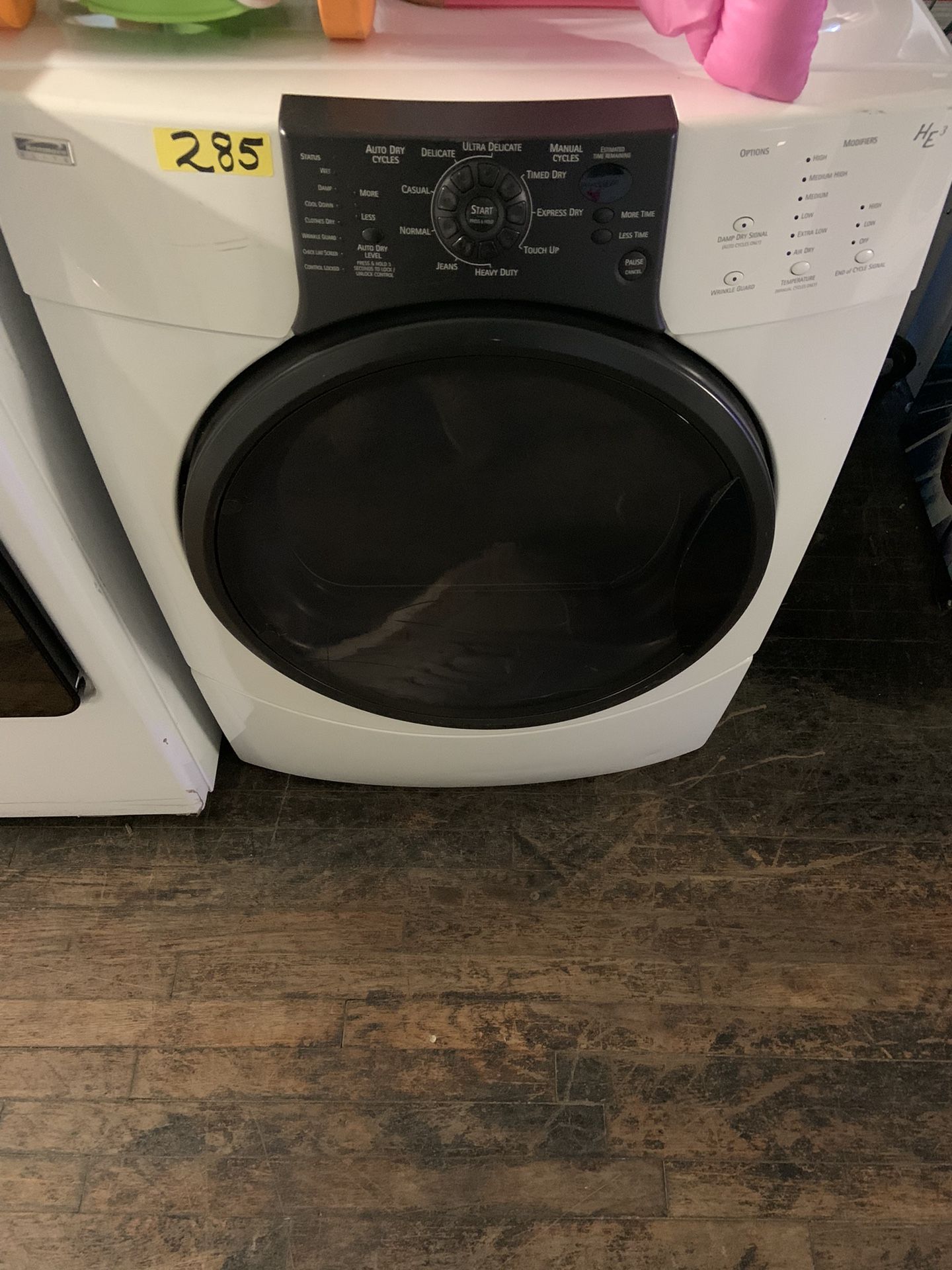 White Kenmore Dryer 