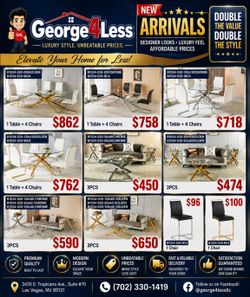 Dining sets (prices in the picture)