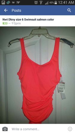 Swim suit size 6 new with tags