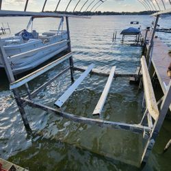 ShoreMaster 3,800lb Boat Lift with 110V motor – Ready for Boating Season