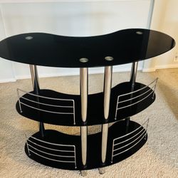 Modern Glass Bar - 3 Tier- Great Condition