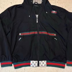 Gucci Black Hooded Jacket 