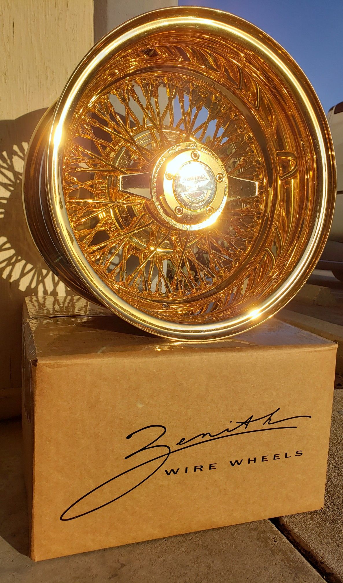 13x7 Zenith Wire Wheels