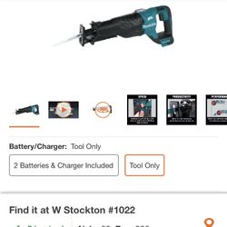 Makita 18 Volt Recíproco Saw