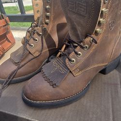 Ariat Women's Heritage Lacer Boots - Round Toe