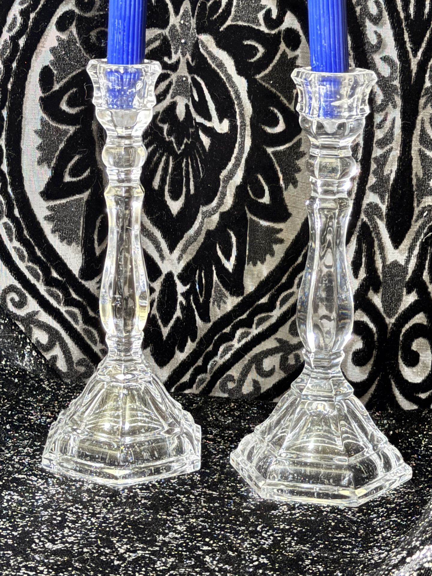 Tiffany & Co Crystal Candle Sticks