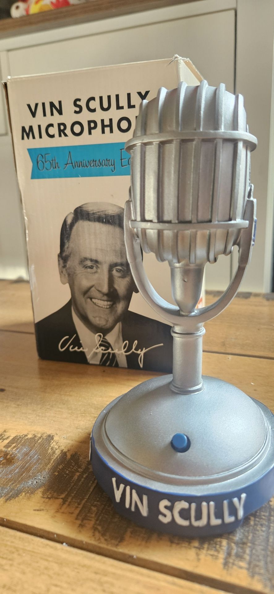 Vince Scully Microphone Bobblehead