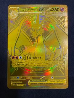 Mega Charizard Y ex 294/217 Mega Hyper Rare - Ascended Heroes - NM Pokemon TCG Card