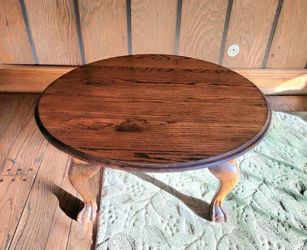Vintage Solid Oak Coffee Table