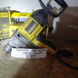 Concrete And Mud Mixer Dewalt Drill