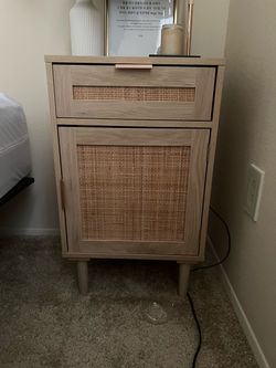 Rattan Nightstand Set of 2