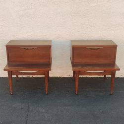 Mid Century Modern Matching Nightstands Bedside Tables Kent Coffey