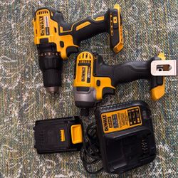 DEWALT IMPACT, DRILL, 1 Battery, 1 Charger 