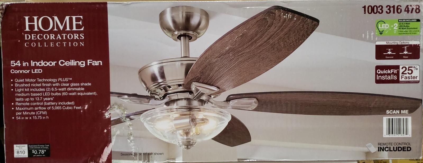 54 inch ceiling fan