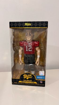Funko Gold Tom Brady 12" Vinyl Figure - NFL Tampa Bay Buccaneers Walmart Exclusive