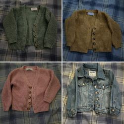 Old Navy Cardigans & Denim Jacket 3T