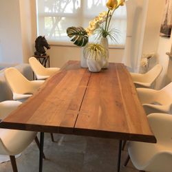 Wooden Table From Crate And Barrel