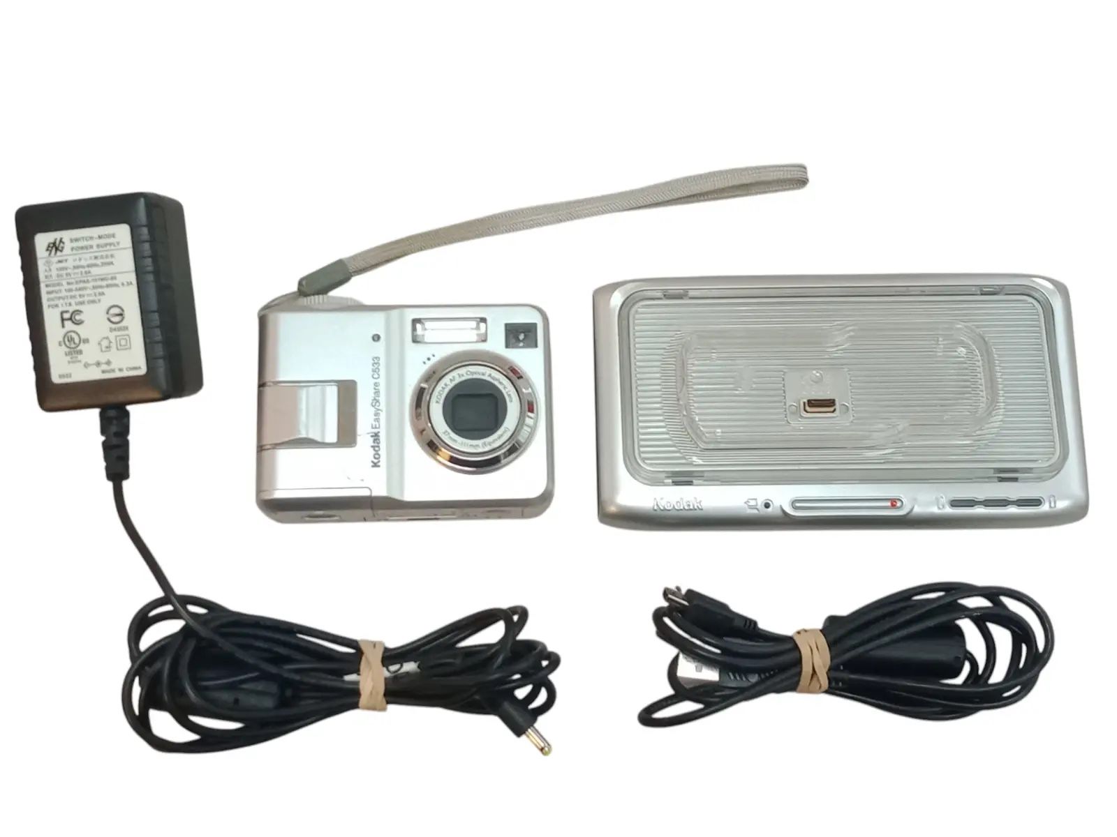 Kodak EasyShare C533 5.0MP Digital Camera,Charger+Dock | Working No Battery