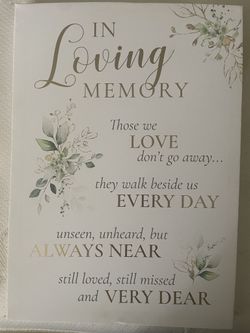 Lillian Rose Botanical Theme Wedding Memorial Canvas Sign