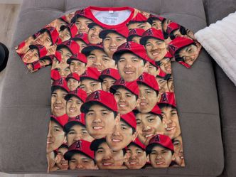 Shohei Ohtani Los Angeles Angles Face Shirt XL