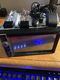 Power acoustik AM/FM/DVD/MP3 car radio