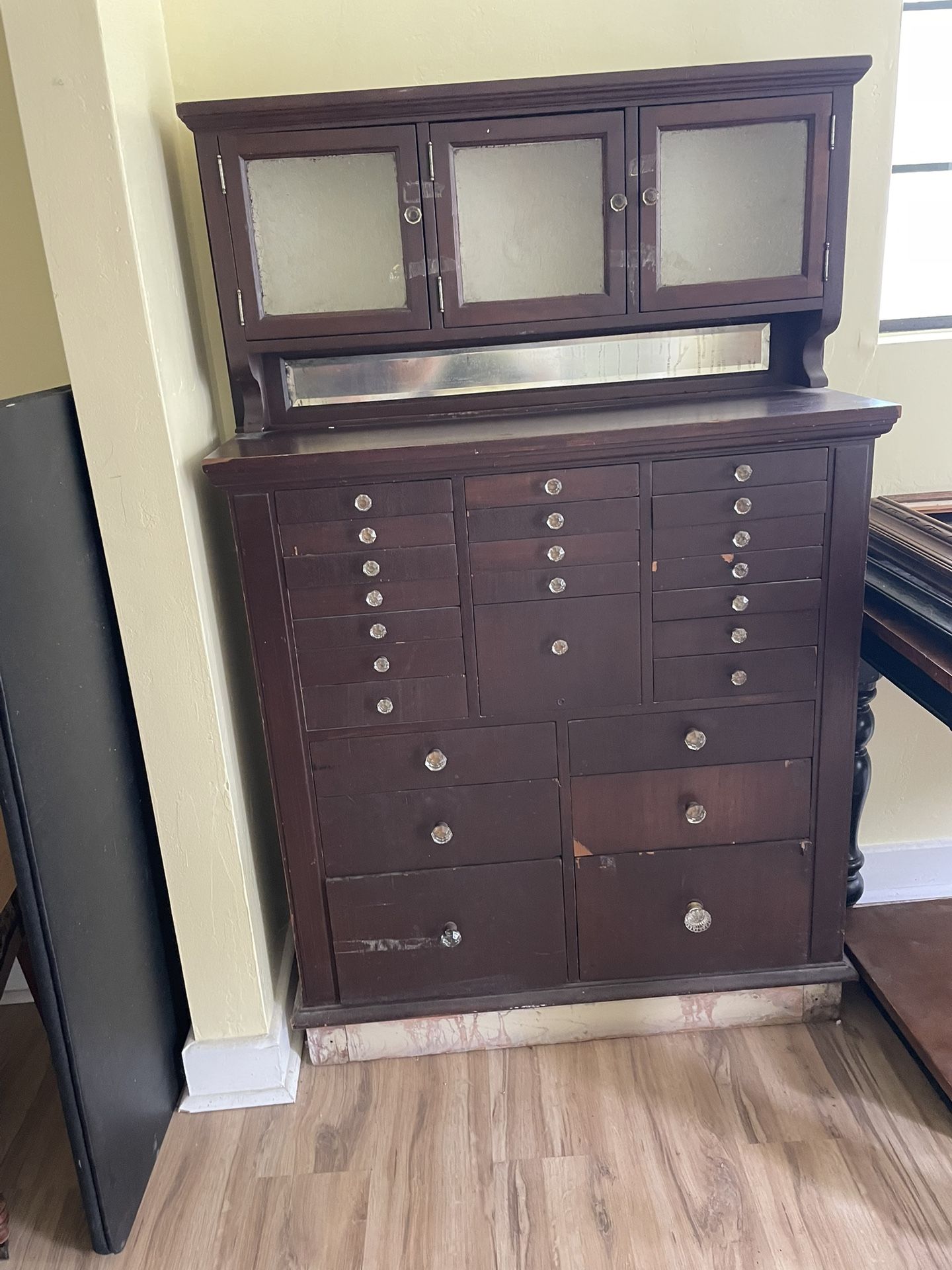 Antique Dental Cabinet