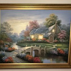 42x54 Painting With Frame 