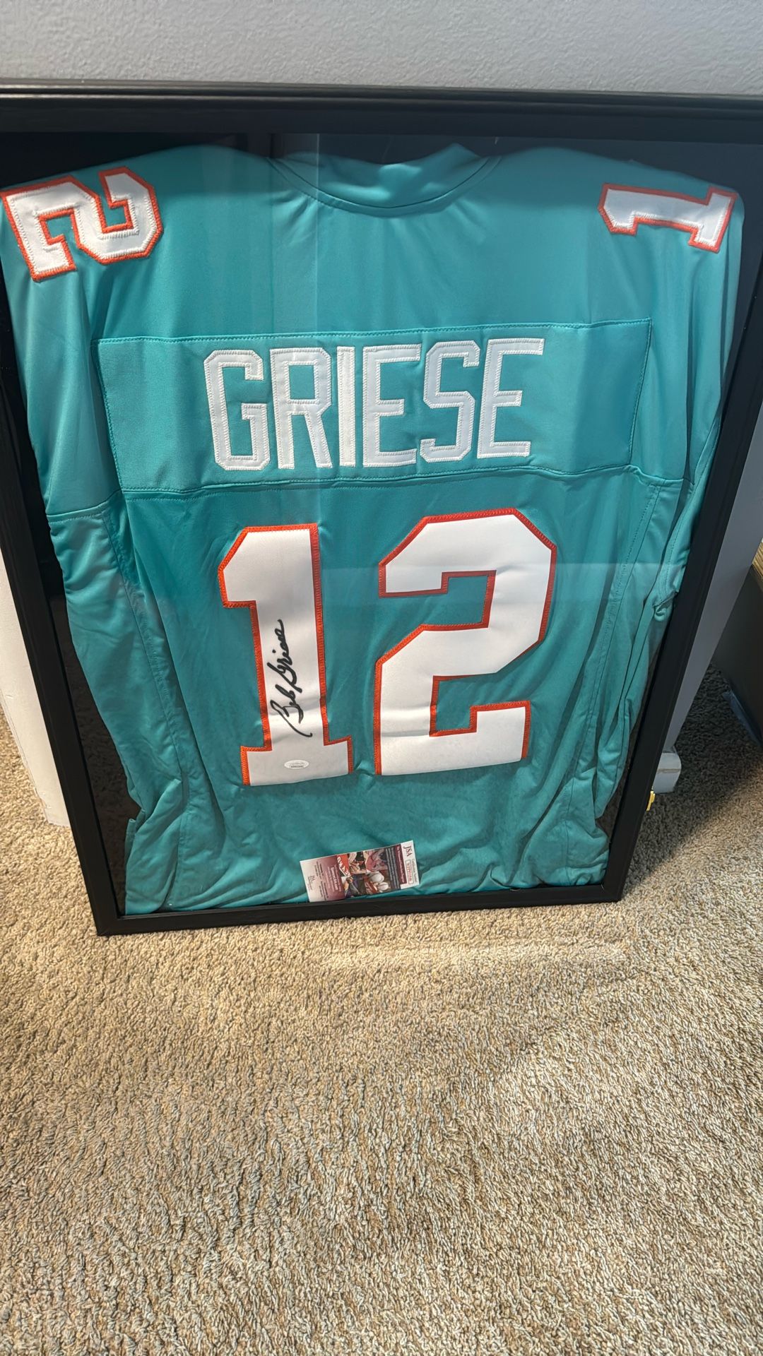 Bob Griese Signed Jersey