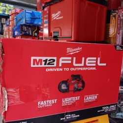 Milwaukee M12 FUEL 12V Lithium-Ion Cordless Compact Band Saw,  Tool-Only 