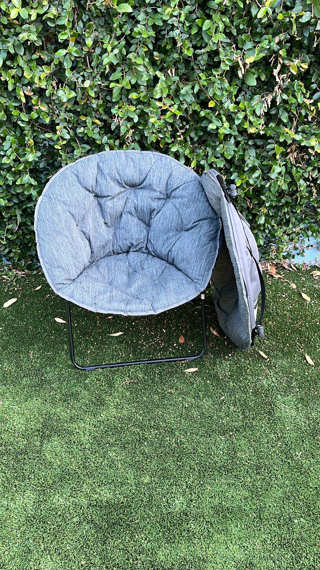 Folding Saucer Chair - 10 Dollars Each Or Both For 15