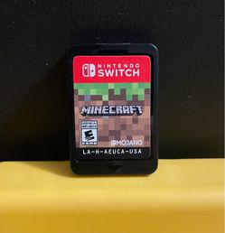 Minecraft cartridge for Nintendo Switch video game console system mine craft Oled Lite