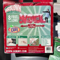 Vintage Never Used Xmas Noel Inflatable 8ft