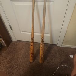 Baseball Bats Signed By AZ Diamondback