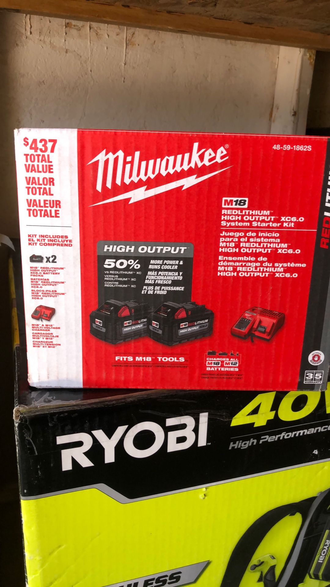 18v High Output 6.0 2 Battery’s Pack
