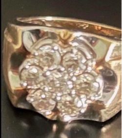 Diamond ring cluster