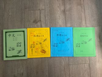 Chinese Grade 4 Textbook and Workbook Set
