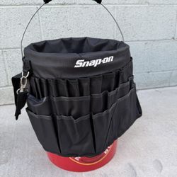 Snap On Tools 5 Gallon Bucket Caddy Tool Bag Storage Travel Case Snap-On Racing  Happy to answer any questions you may have!  World-wide shipping and 