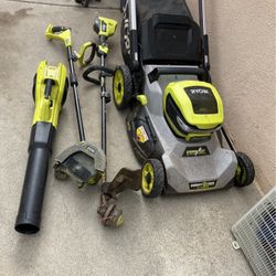 Lawnmower Leaf Blower Edger Trimmer 