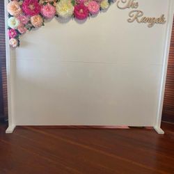 White Heavy Duty Backdrop For Weddings/Parties 