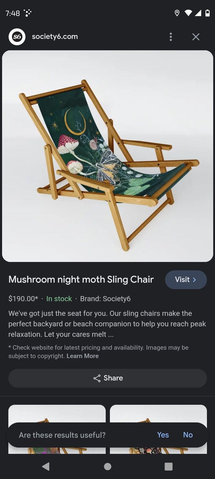 Like New Foldable Chair.