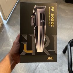 Silver JRL Professional Cordless Clipper