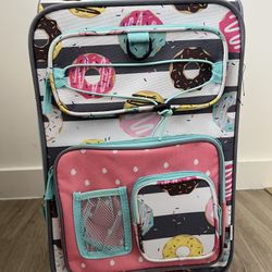 Donuts Luggage Carry On Bag Kid Child